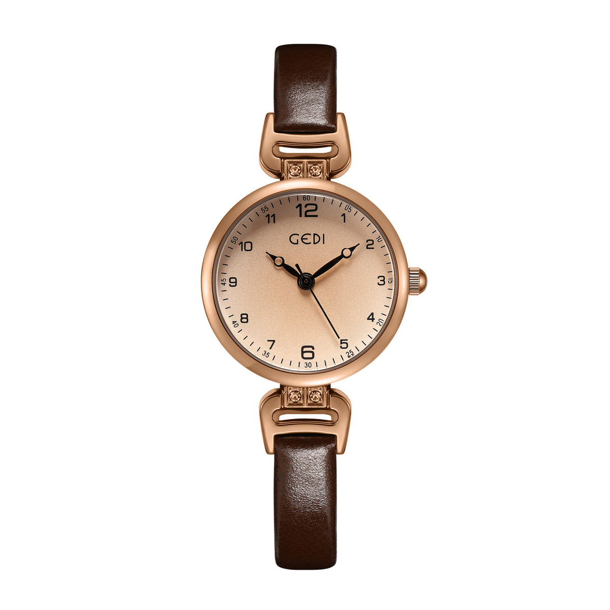CHRONO BOURBON LEATHER WATCH