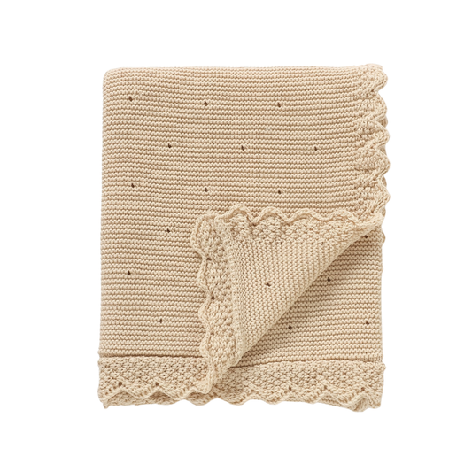 Knitted Lace Blanket
